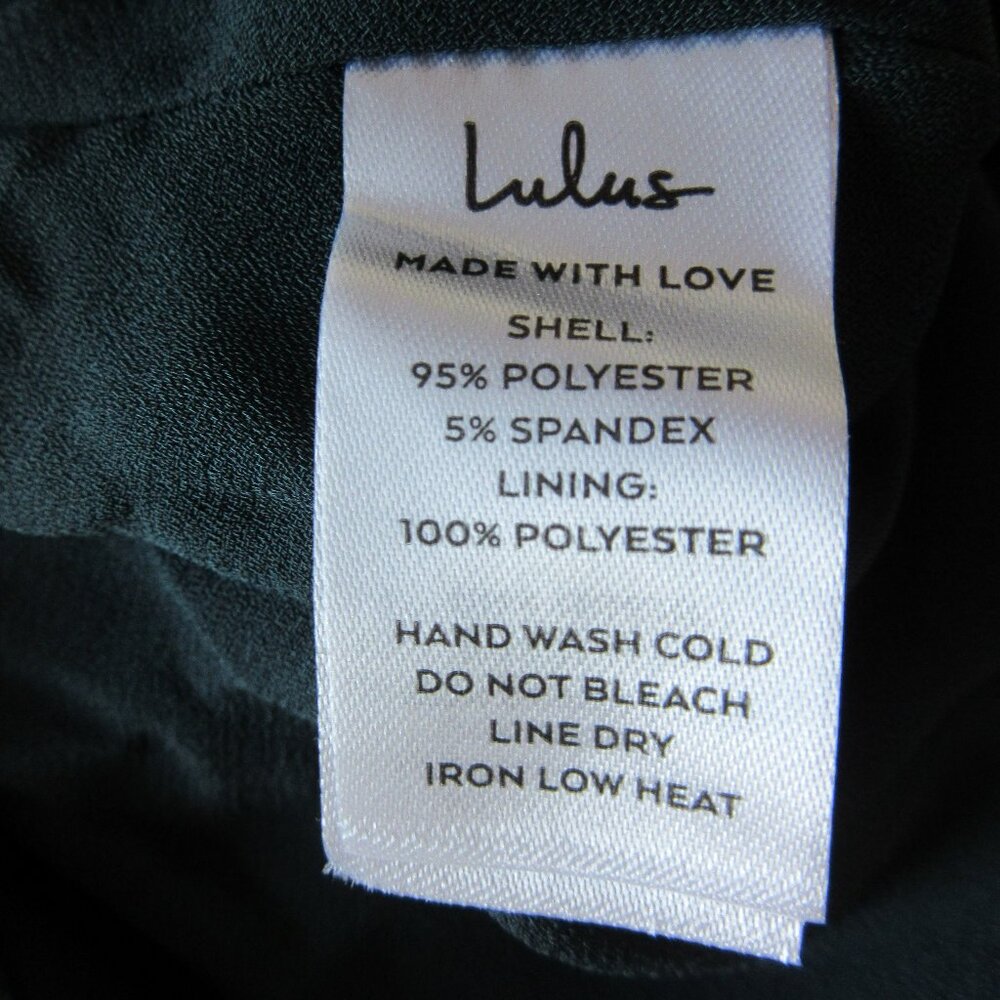 Lulu's Deep Green Formal Maxi Dress - Picture 3 of 4